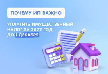 Почему ИП важно уплатить имущественный налог за 2022 год до 1 декабря | Статья Lad