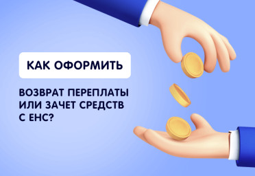 Как вернуть переплату или зачесть средства с ЕНС: инструкция | Статья Lad